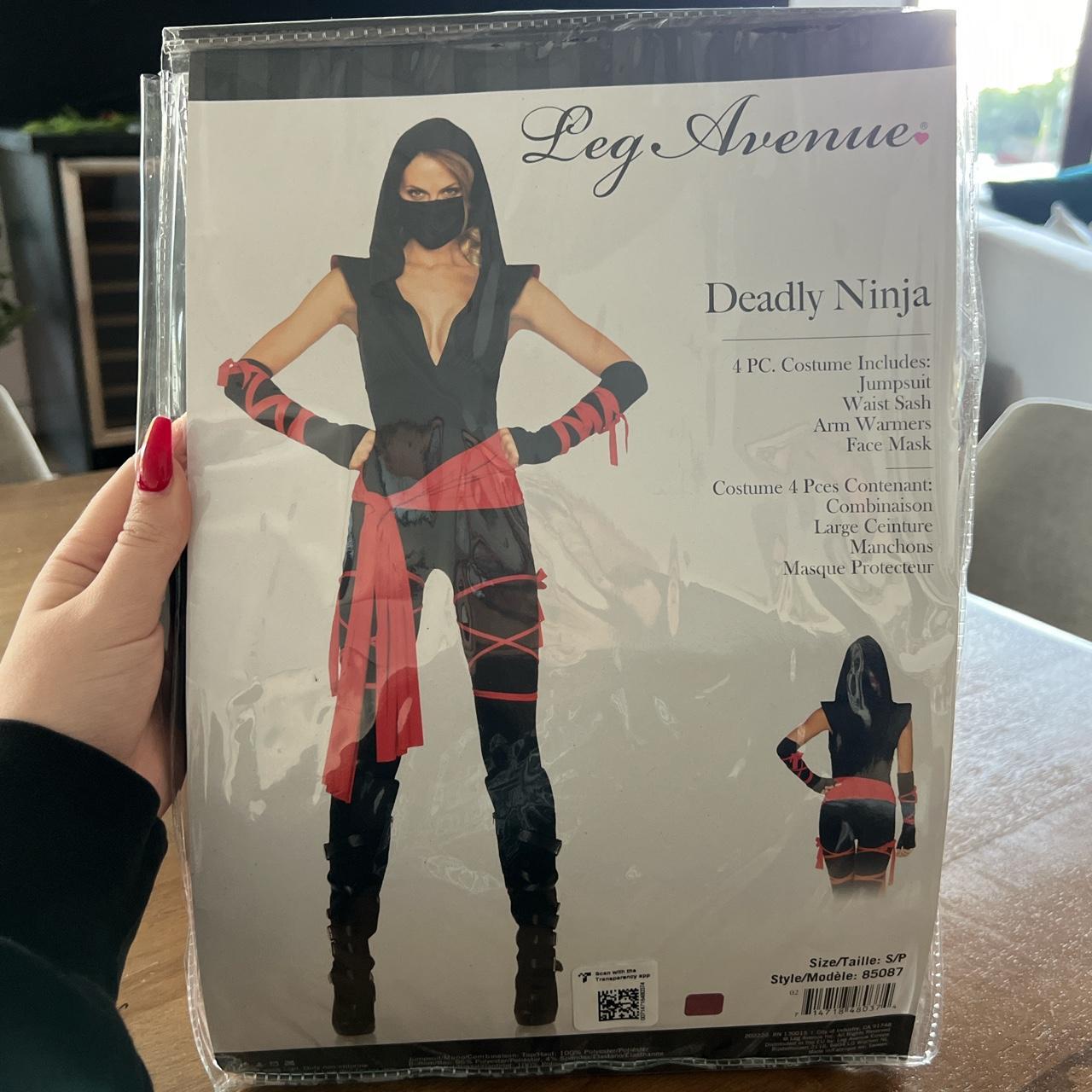 never worn. fits xs/small leg avenue deadly ninja - Depop