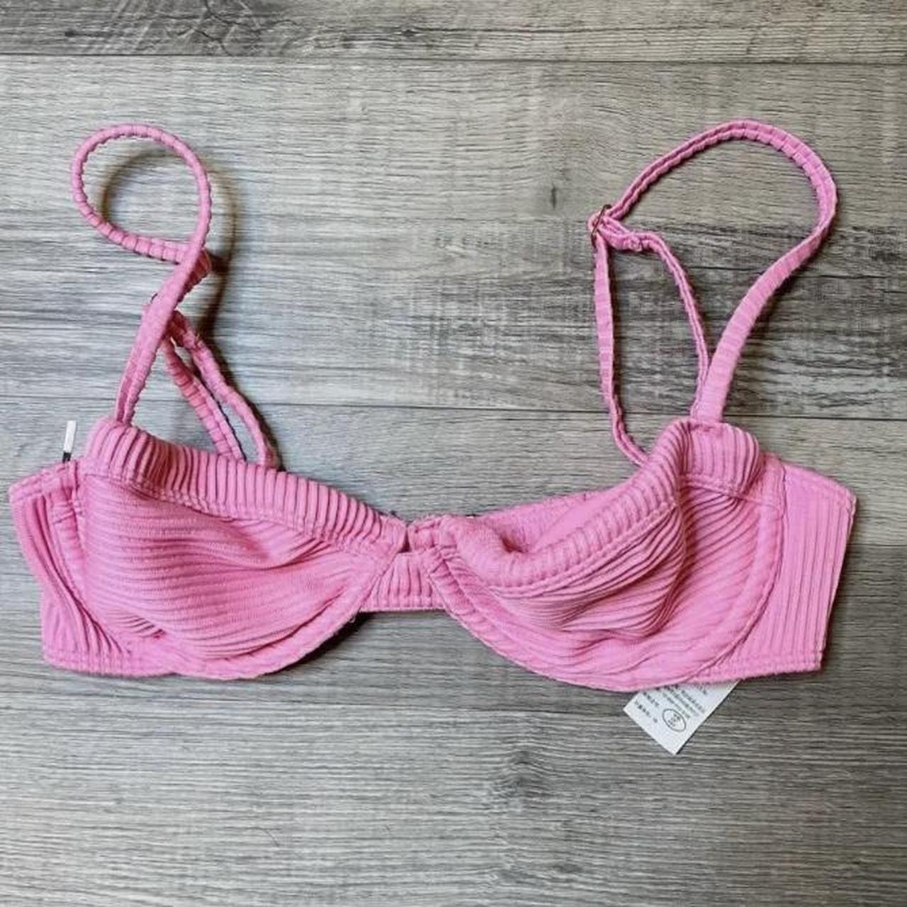 Hollister Co. Women's Pink Bikiniandtankinitops Depop