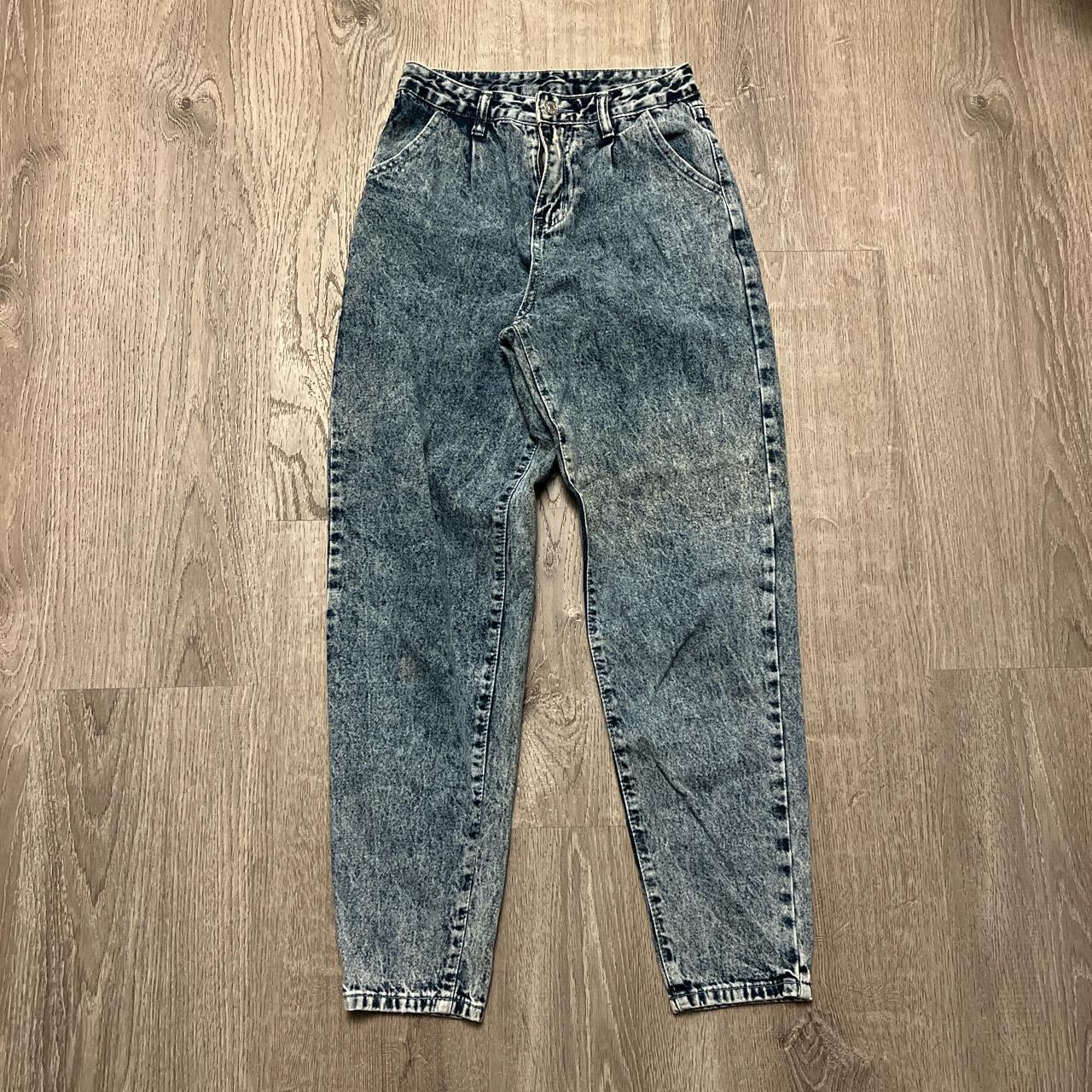 Vintage jeans high waisted acid... - Depop