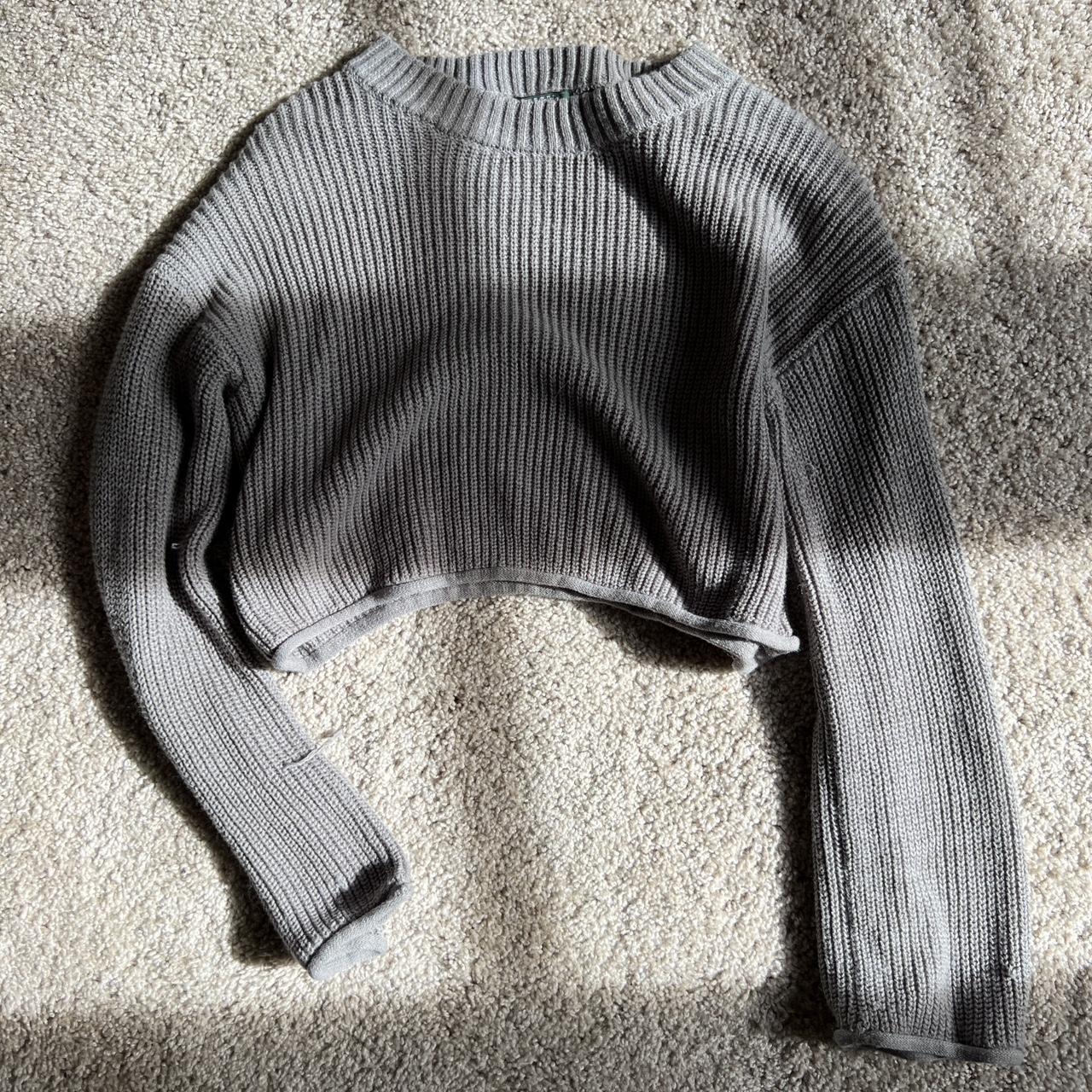 Wild Fable Knit Cropped Sweater M - Depop