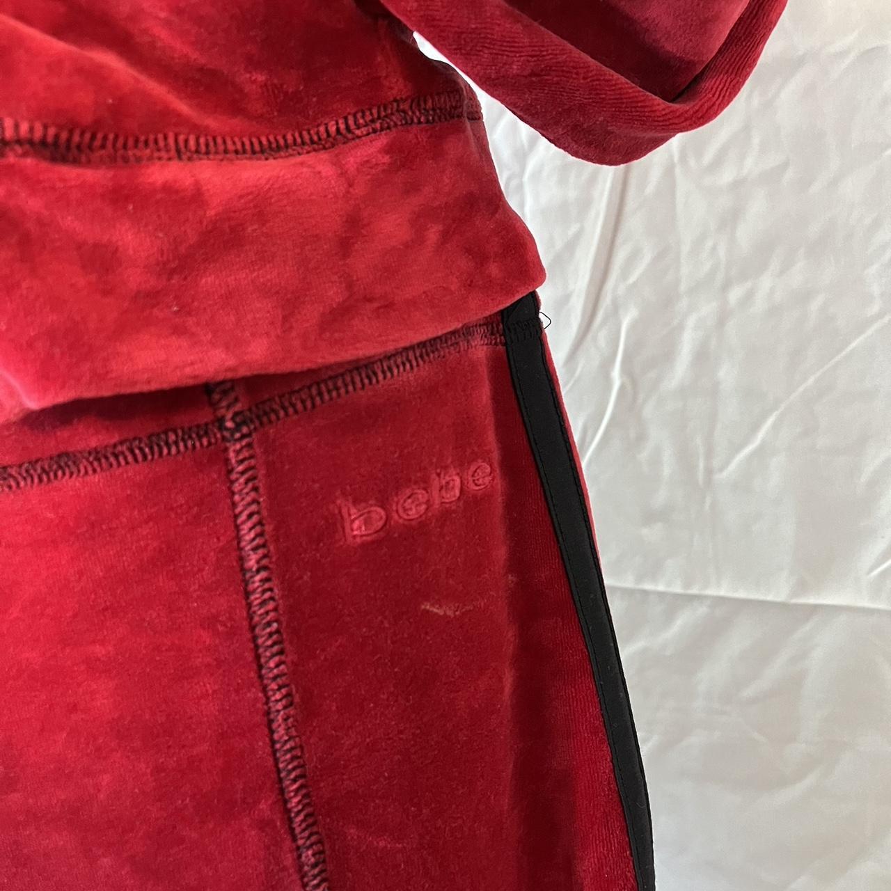 Bebe hot sale velvet tracksuit