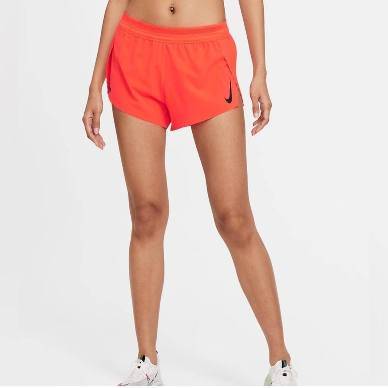 nike aeroswift shorts orange