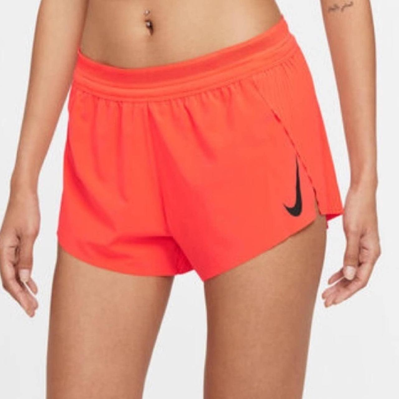 nike aeroswift shorts orange