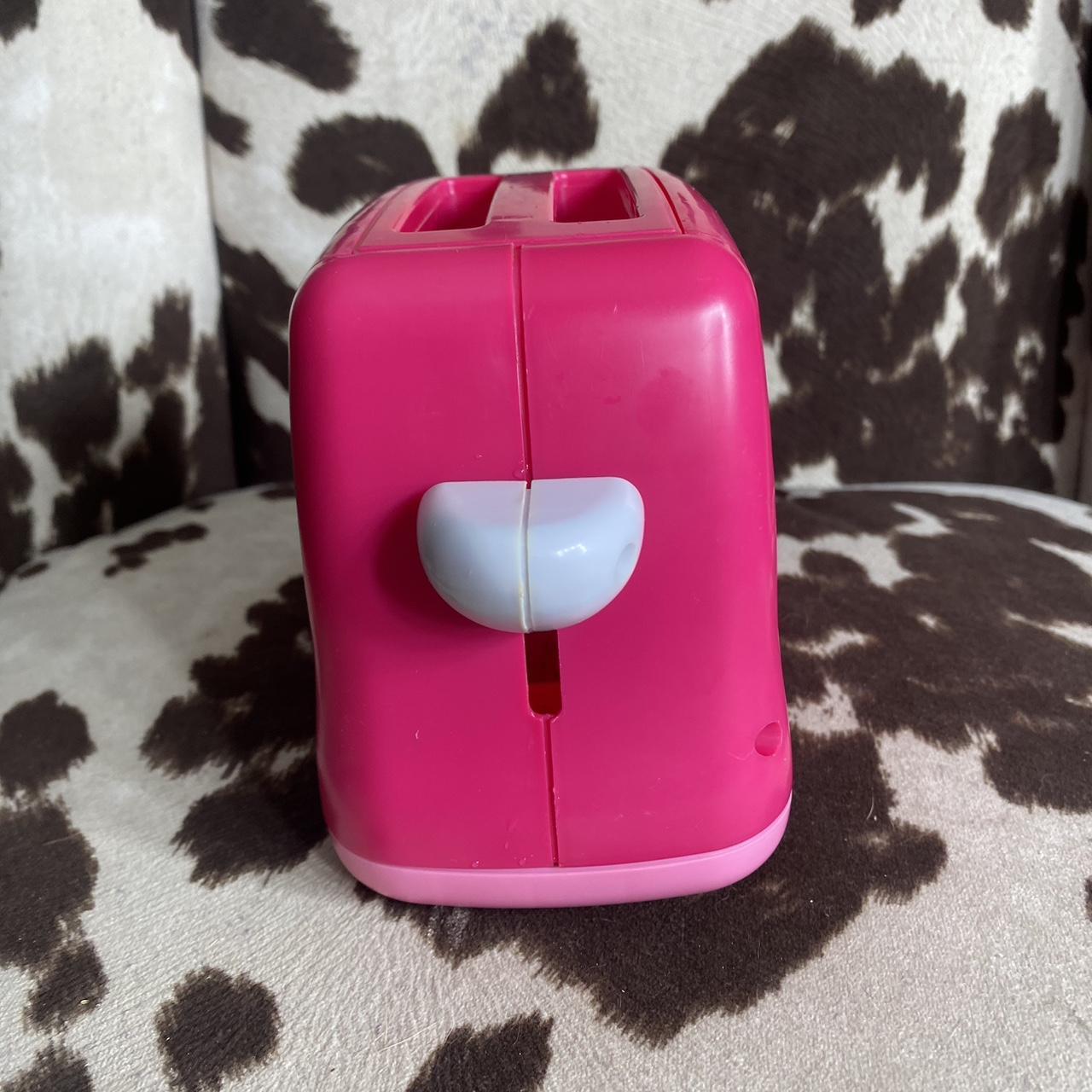 Pink toy toaster on sale