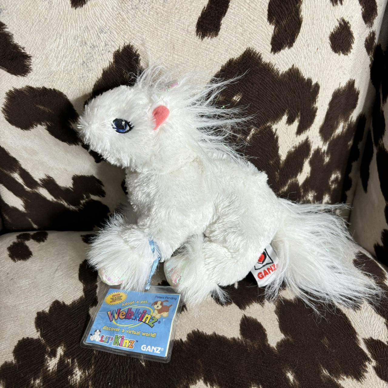 Ganz Webkinz Lil Kinz Unicorn Plush Stuffed Animal. Depop