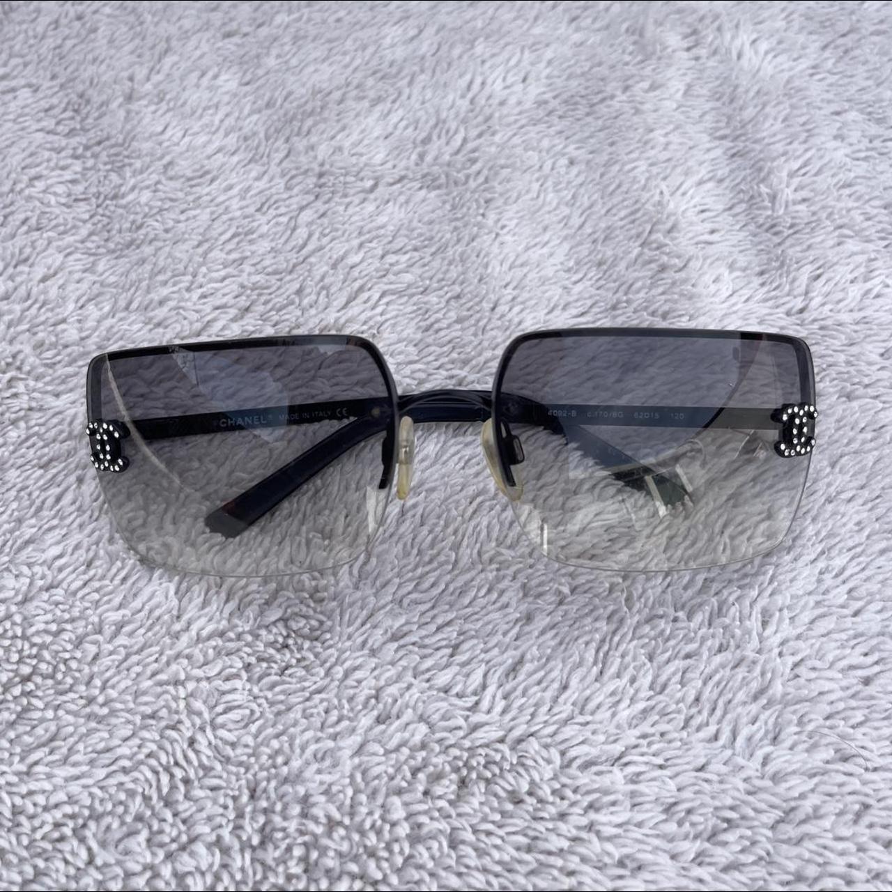 Vintage Chanel Sunglasses Model 4092-B No - Depop