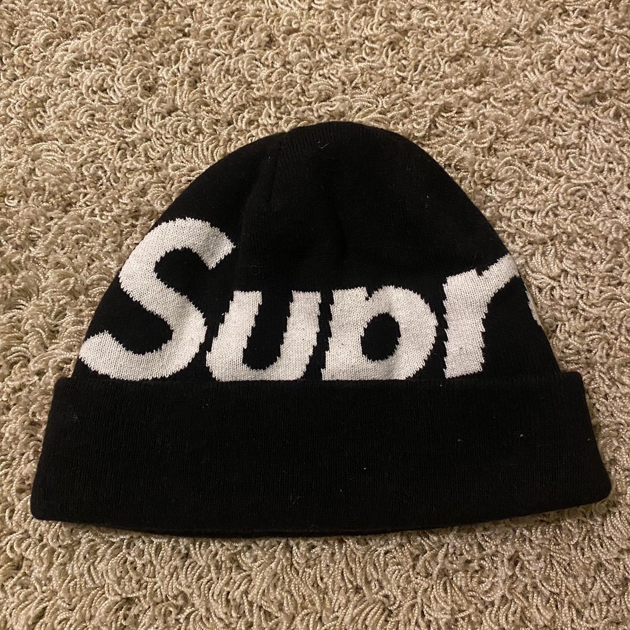 Supreme Big logo beanie (FW23) Bought from supreme... - Depop