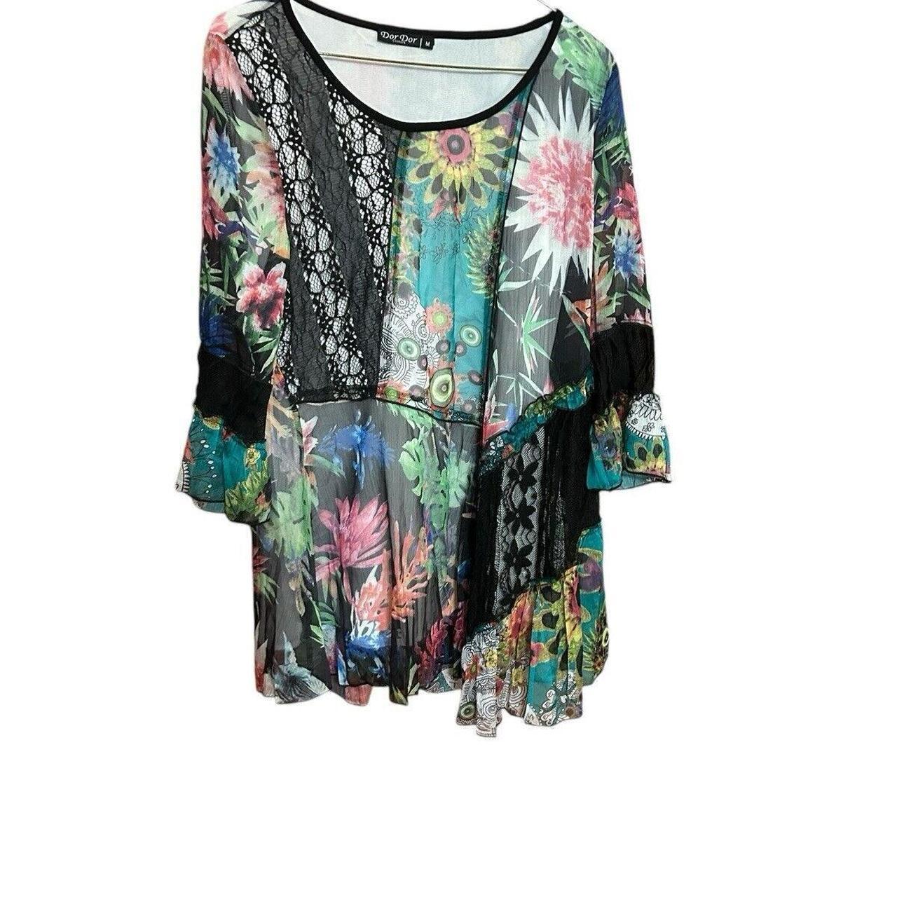 Source Unknown Women's Top - Black - M – Medium g… - image 4