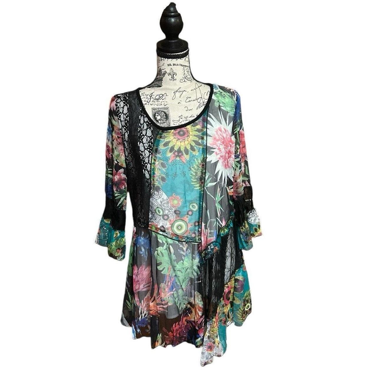 Source Unknown Women's Top - Black - M – Medium g… - image 2