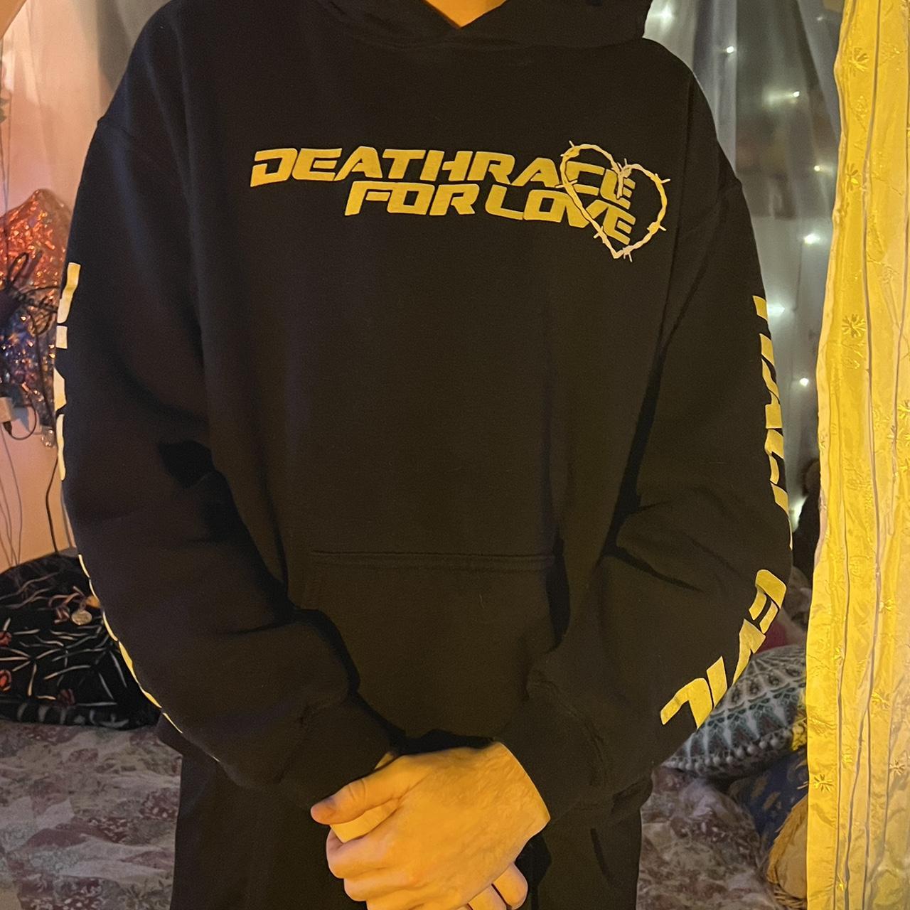 Death race for love hoodie in black hot sale