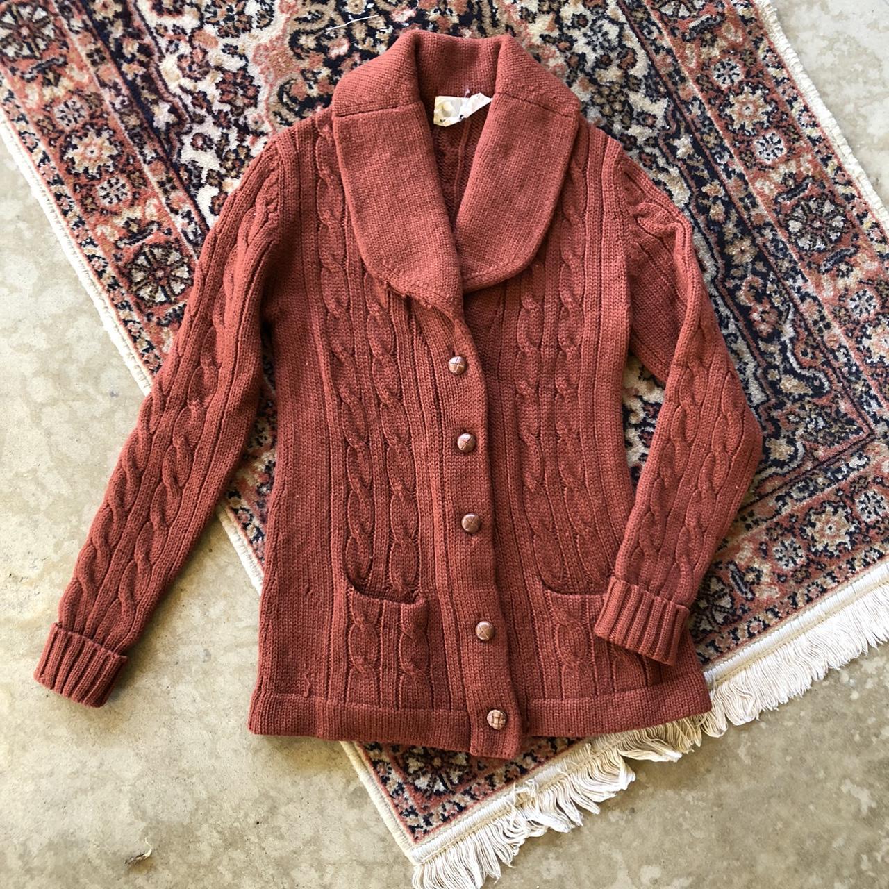 60s-70s   vintage wool cardigan