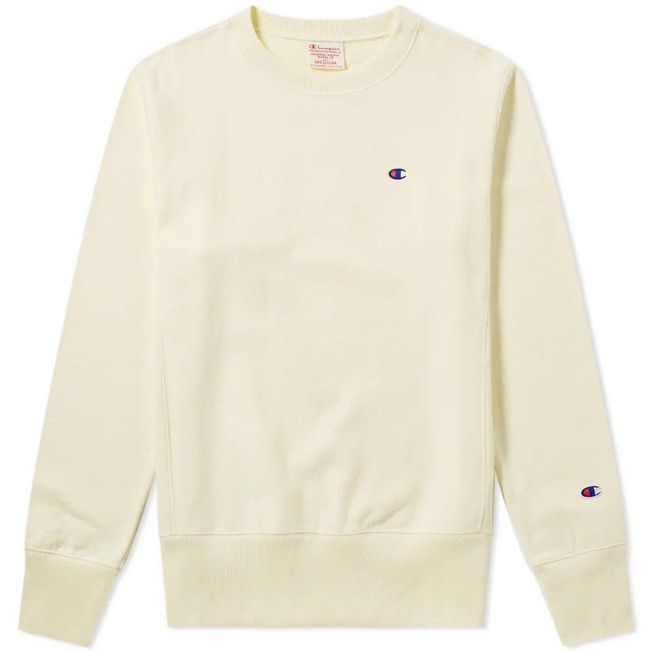 Champion crewneck hot sale light yellow