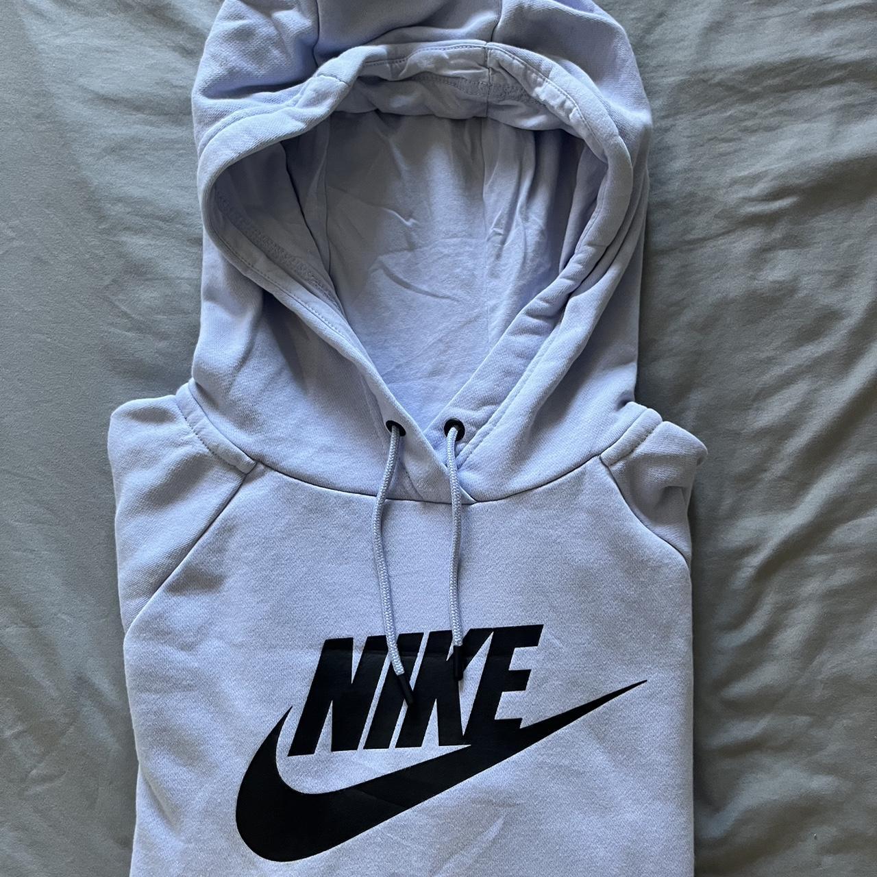 Nike Women's Purple and Black Hoodie | Depop