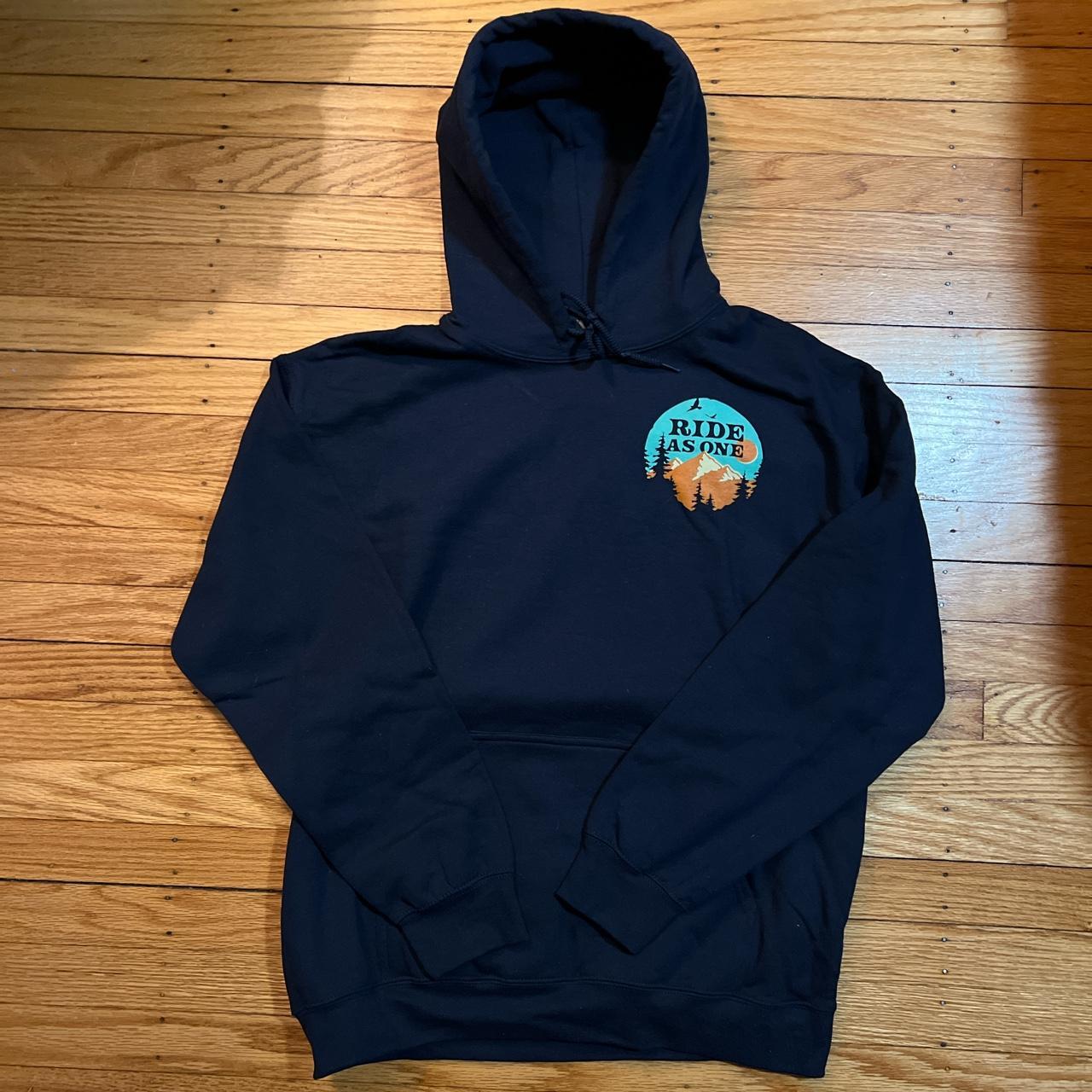 Harley Davidson Men's Navy Hoodie | Depop