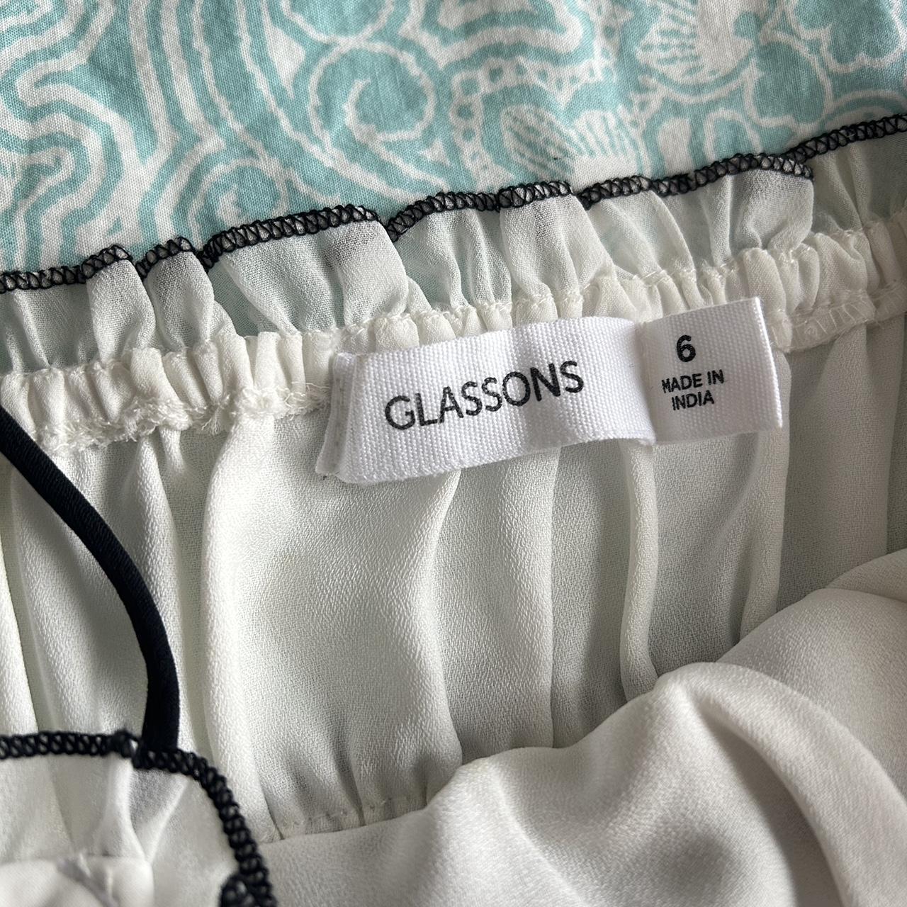 Glassons Mini Black And White Ruched Dress Size Depop