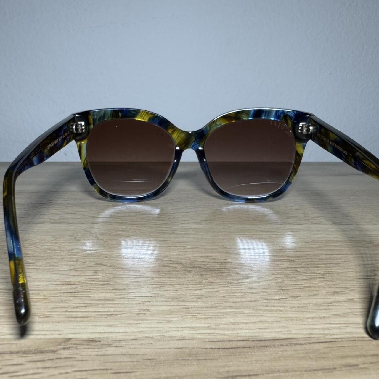 DIFF Women's Sunglasses - Brown/Multi – DIFF blue… - image 4