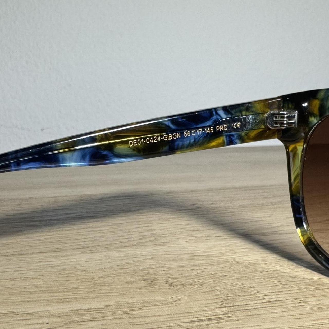 DIFF Women's Sunglasses - Brown/Multi – DIFF blue… - image 7