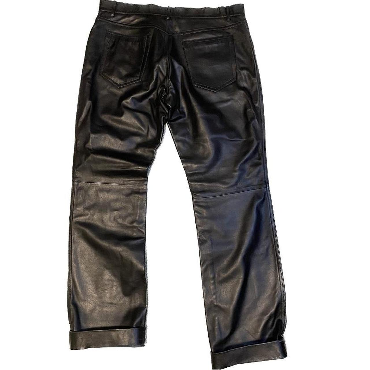 Polo Ralph Lauren Men’s Leather Pants -FREE... - Depop