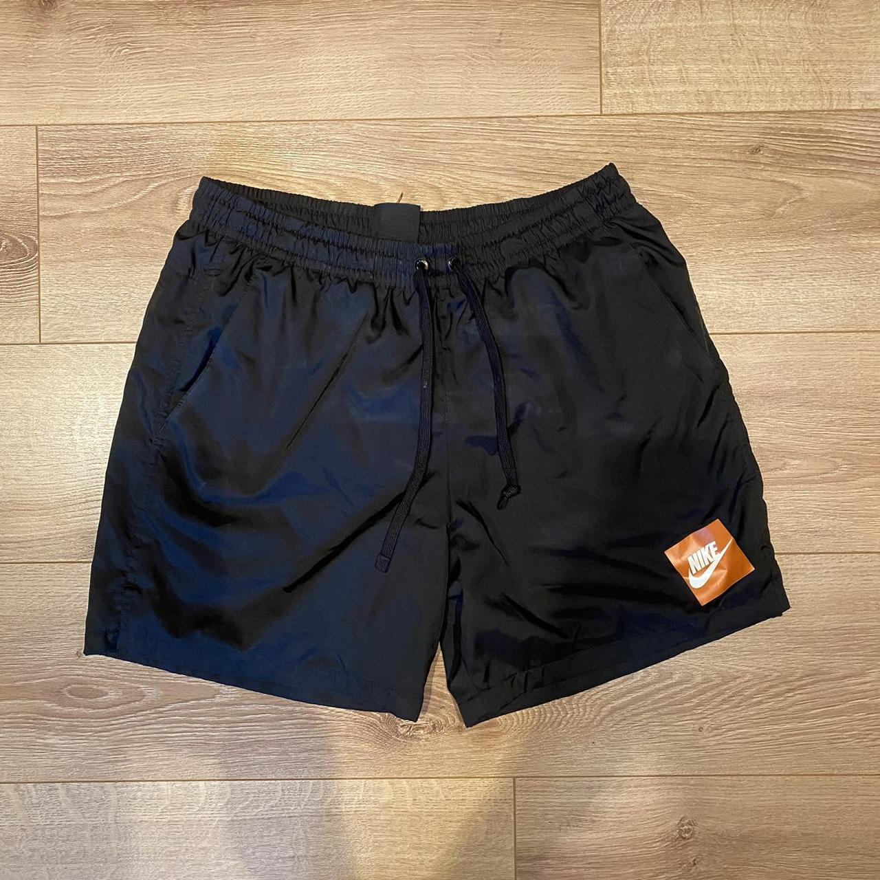 mens black nike swim shorts