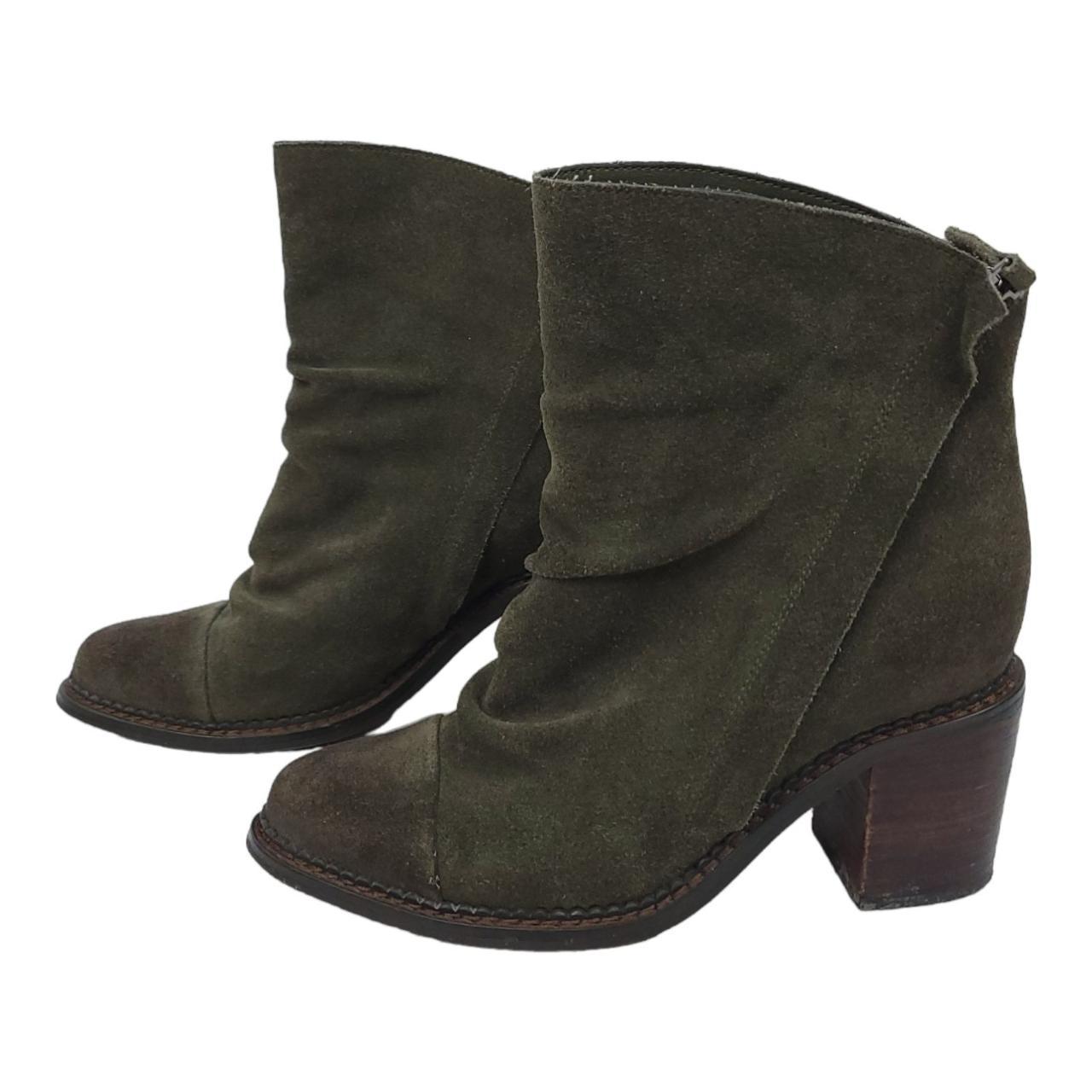 Hunter green suede boots sale