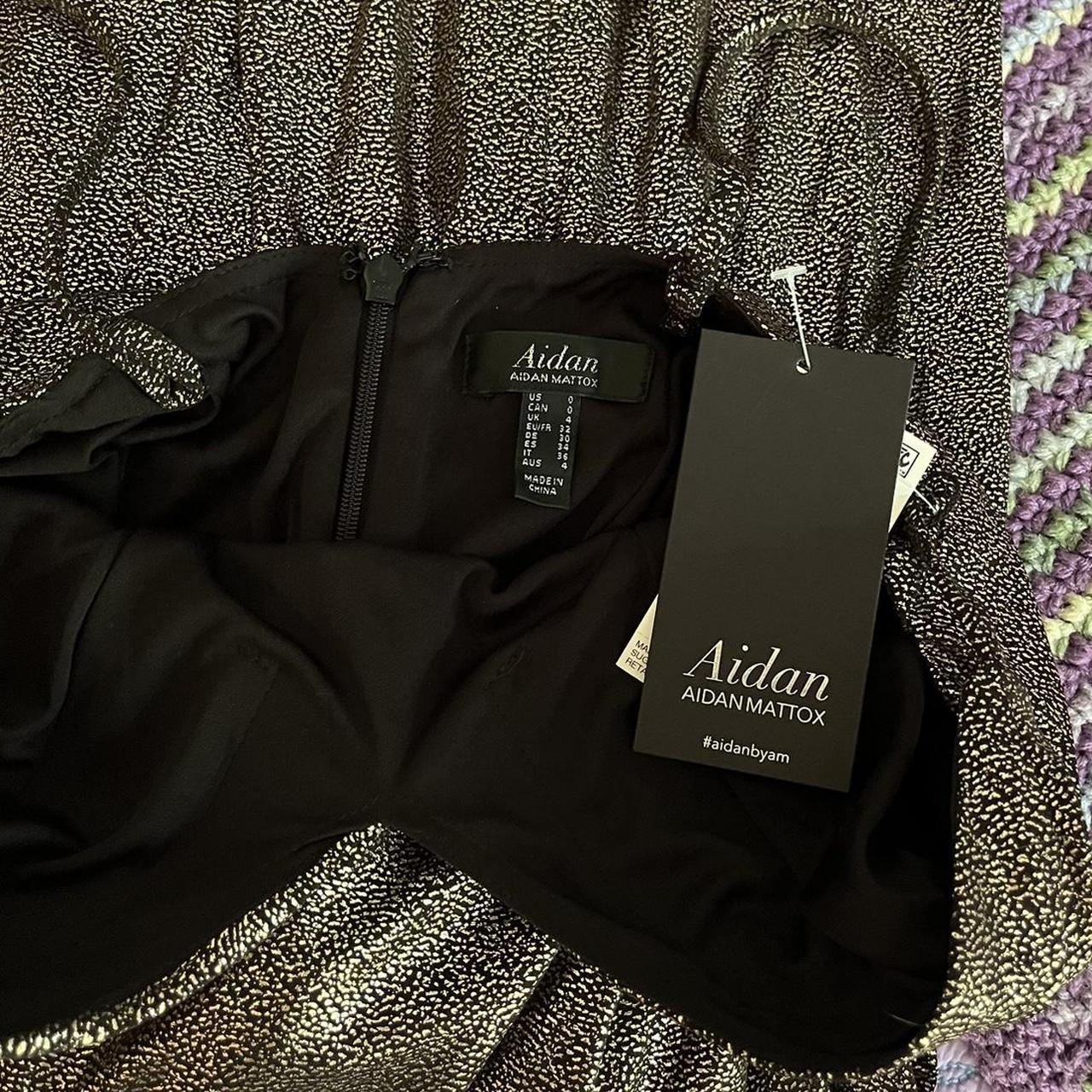 Aidan Mattox Women's Gold and Black Dress (4)