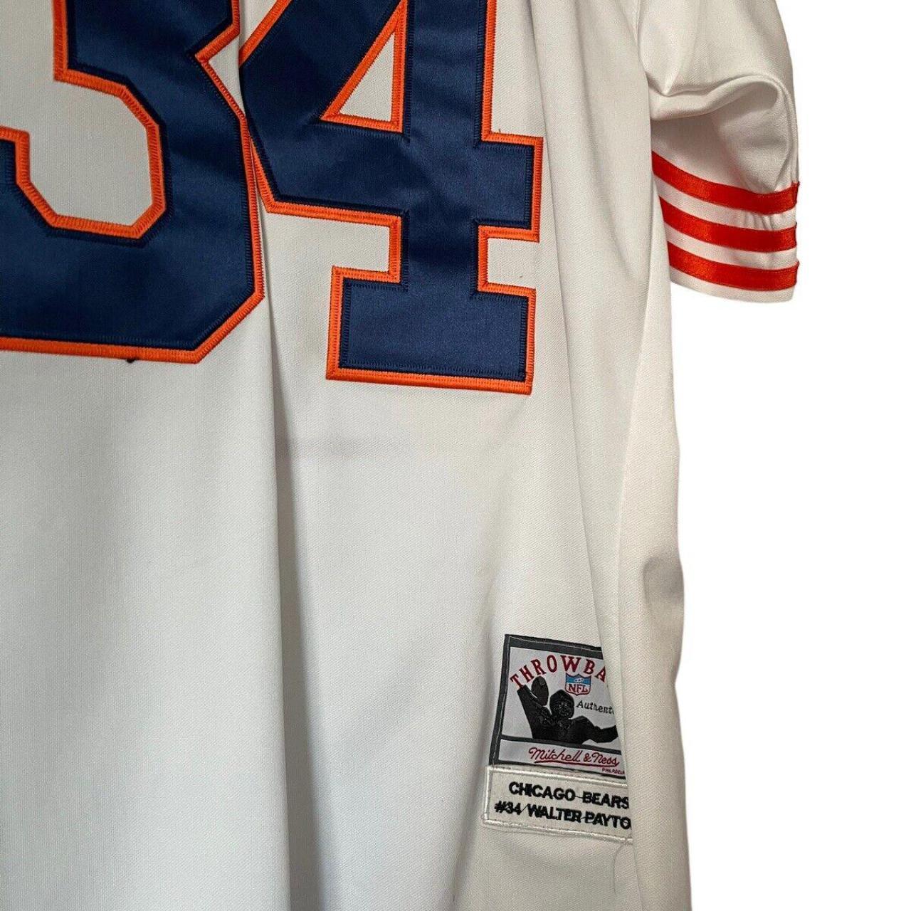 Buy the NWT Mens White Blue Chicago Bears Walter Payton #34 NFL