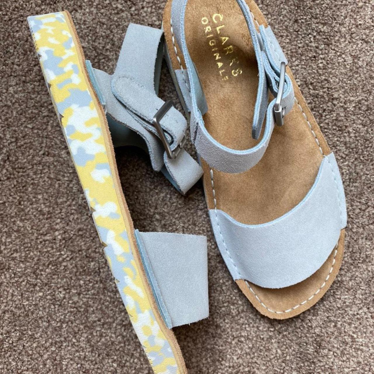 Clarks Originals Blue Suede Sandal Brand new never... Depop