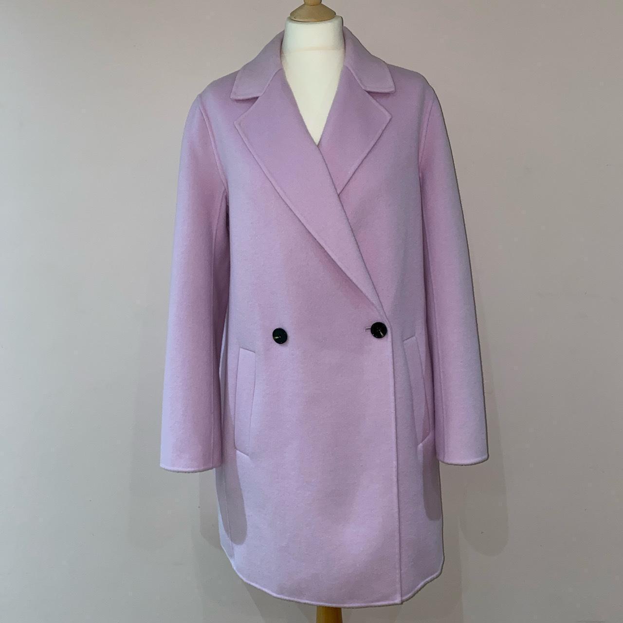 Jigsaw purple outlet coat