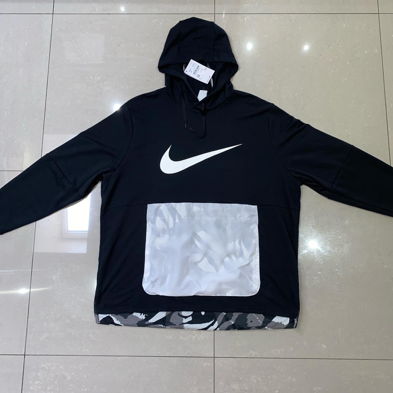 Nike Black White Camo lightweight hoodie Brand New