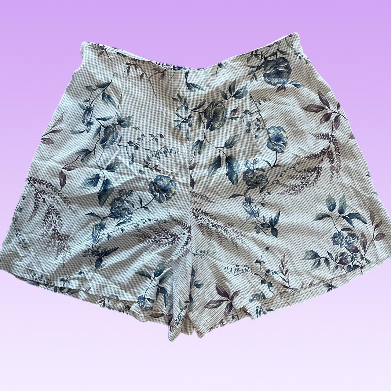 cute vintage y2k plus size elastic shorts brand... Depop