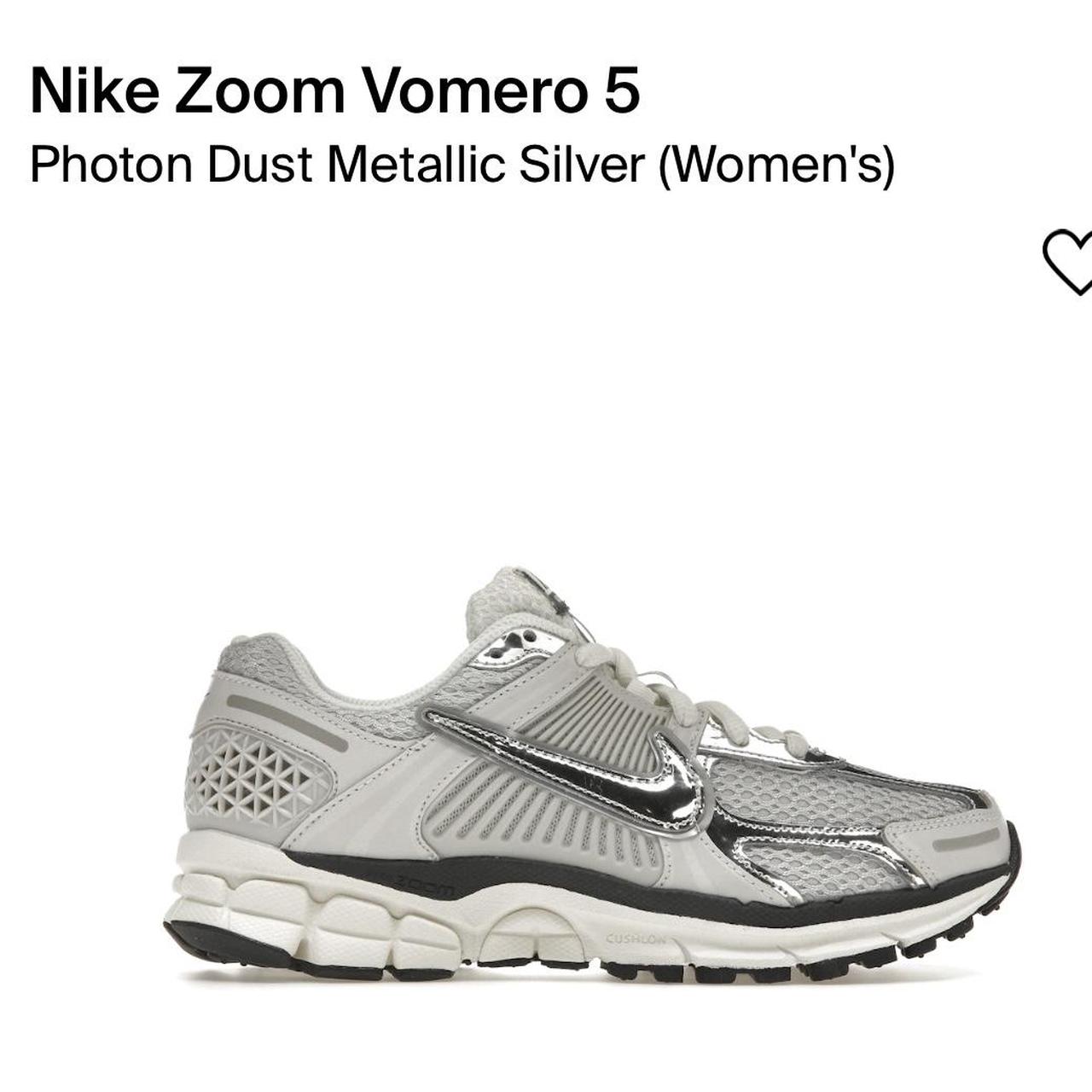 Women's Zoom Vomero 5 'Photon Dust and Metallic Silver' (FD0884