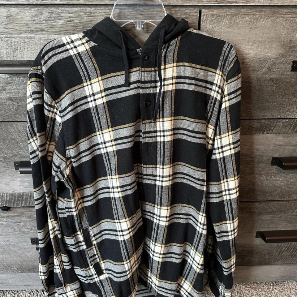 Pacsun hooded flannel on sale