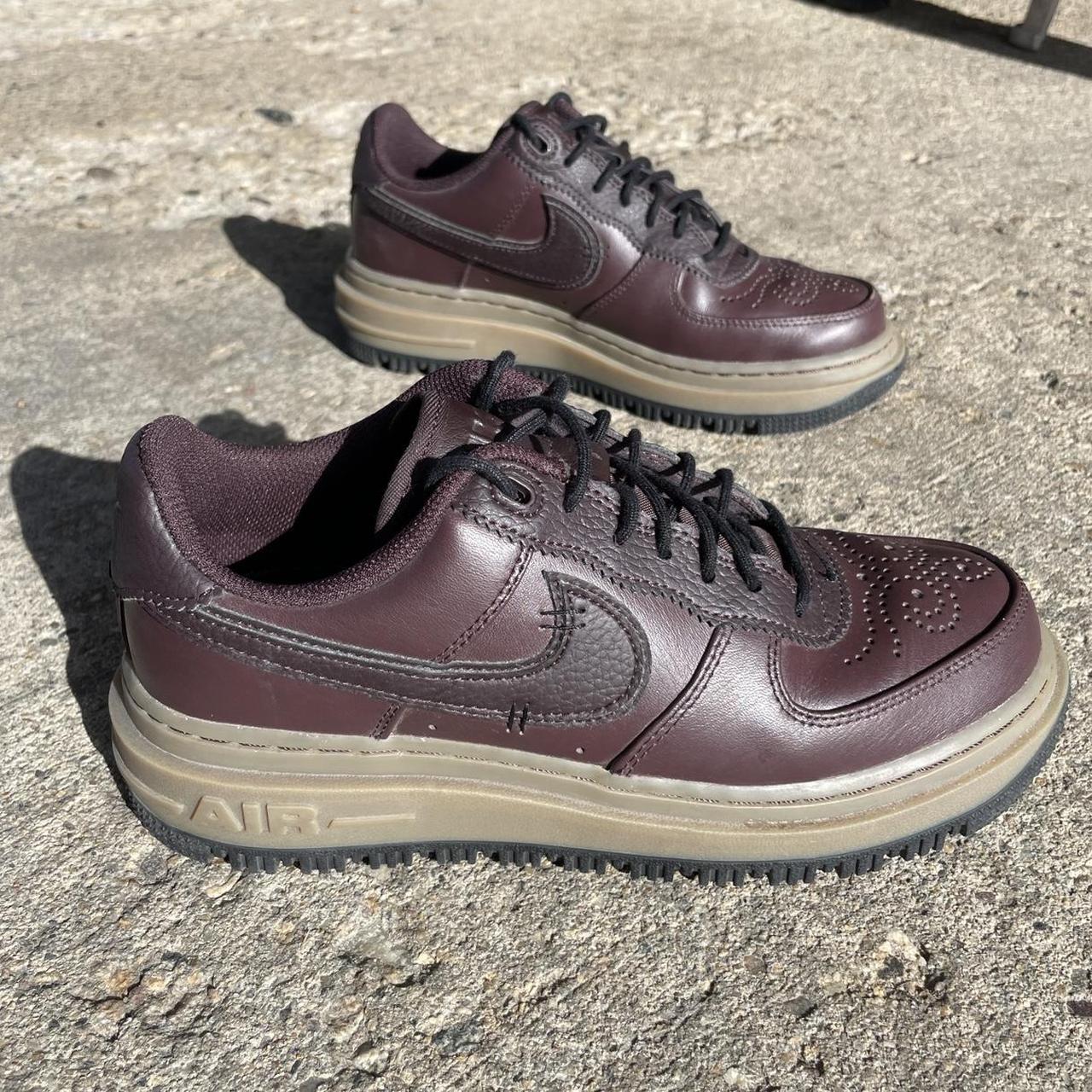 Nike Air Force 1 Luxe - Brown Basalt / Black / Gum Dark Brown