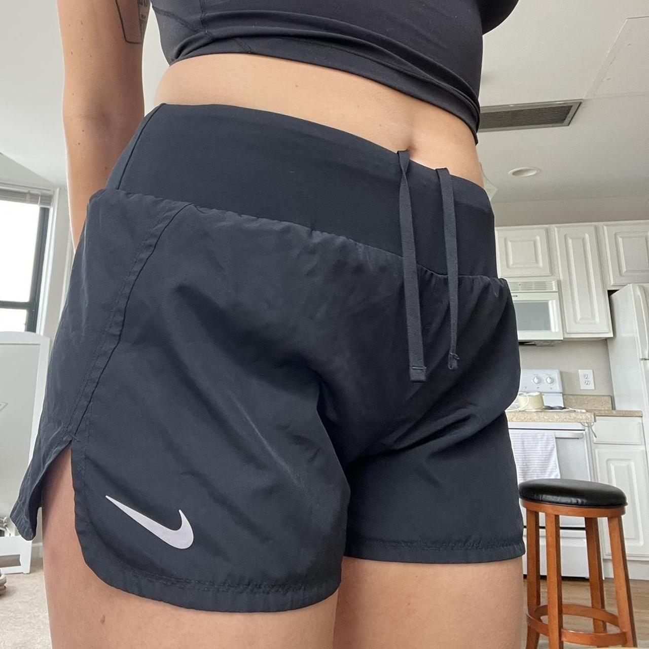 Nike Dri-Fit running shorts with built in underwear. - Depop
