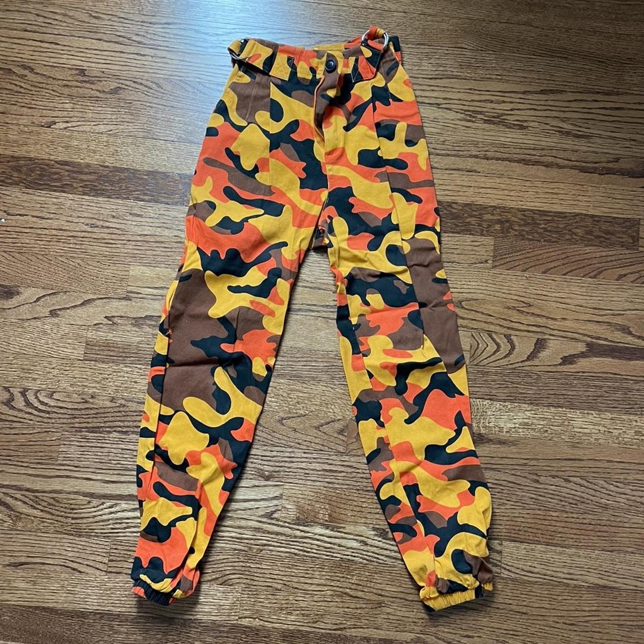 Orange camo pants deals forever 21