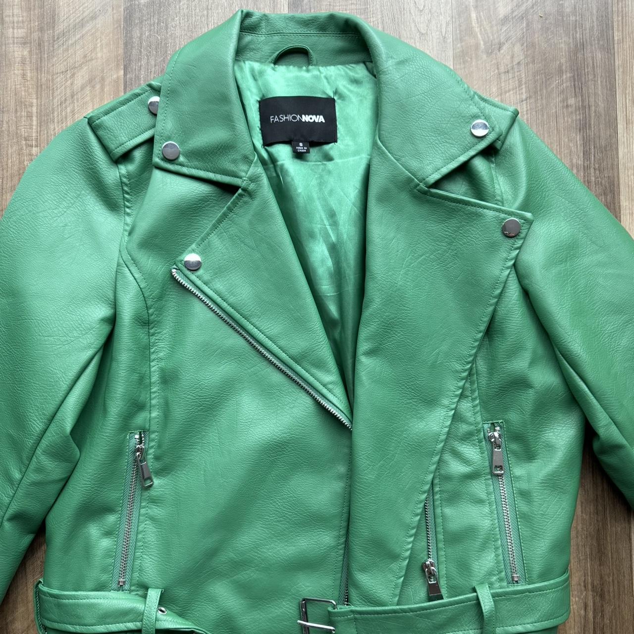 Fashion nova green outlet jacket