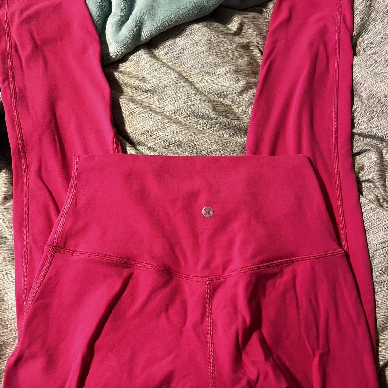 25” Lululemon sonic pink align leggings