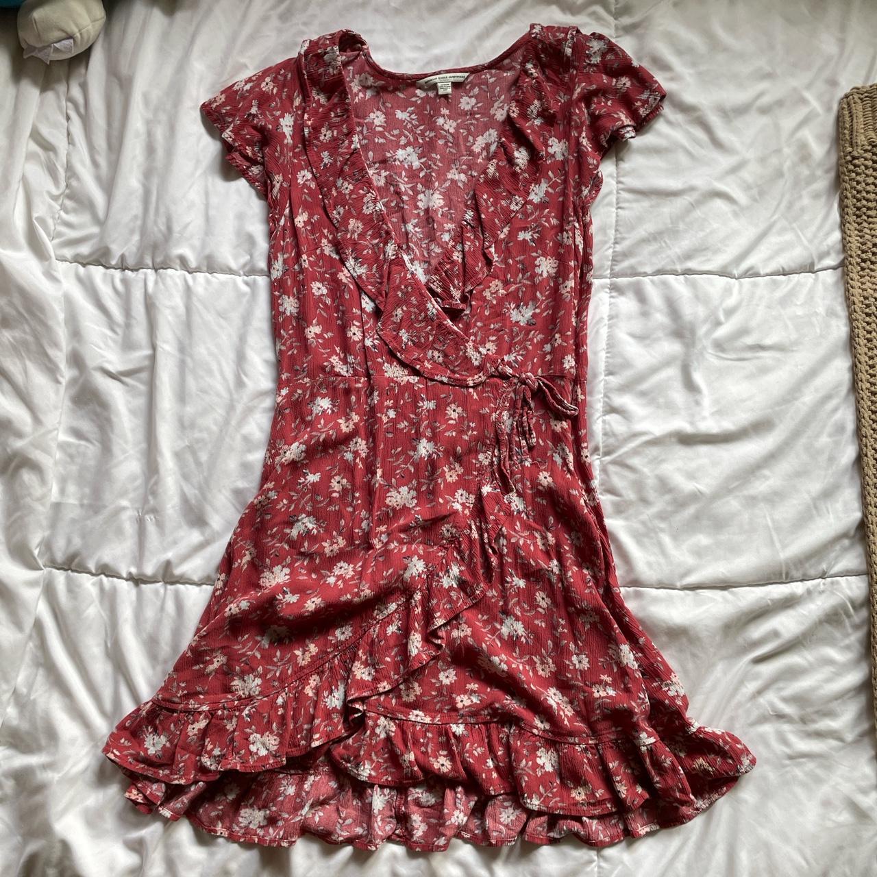 american eagle floral dress 🌷 - size medium -... - Depop