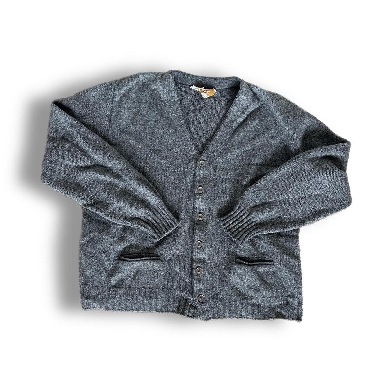 Jantzen Men's Grey Cardigan | Depop