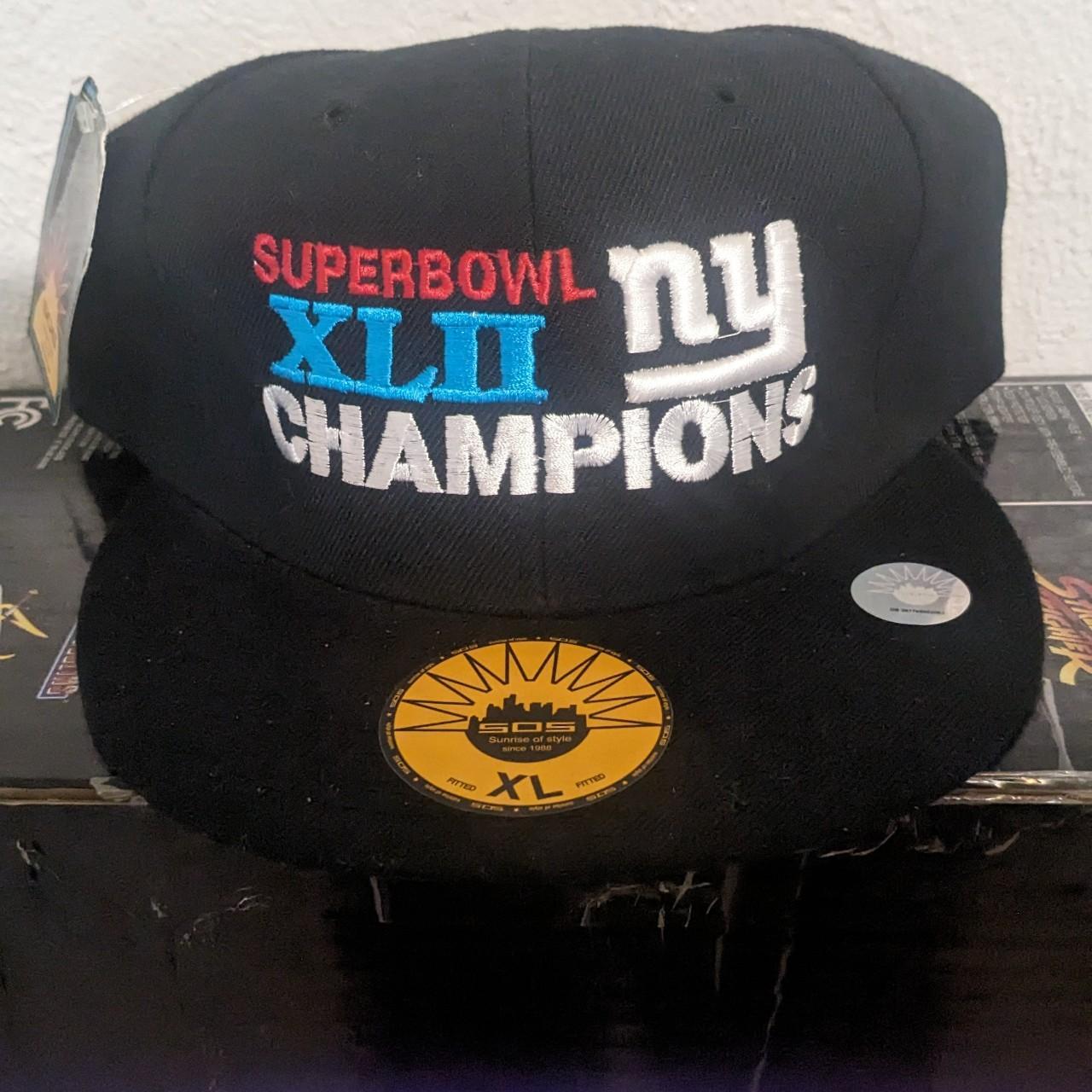 new york giants super bowl hat