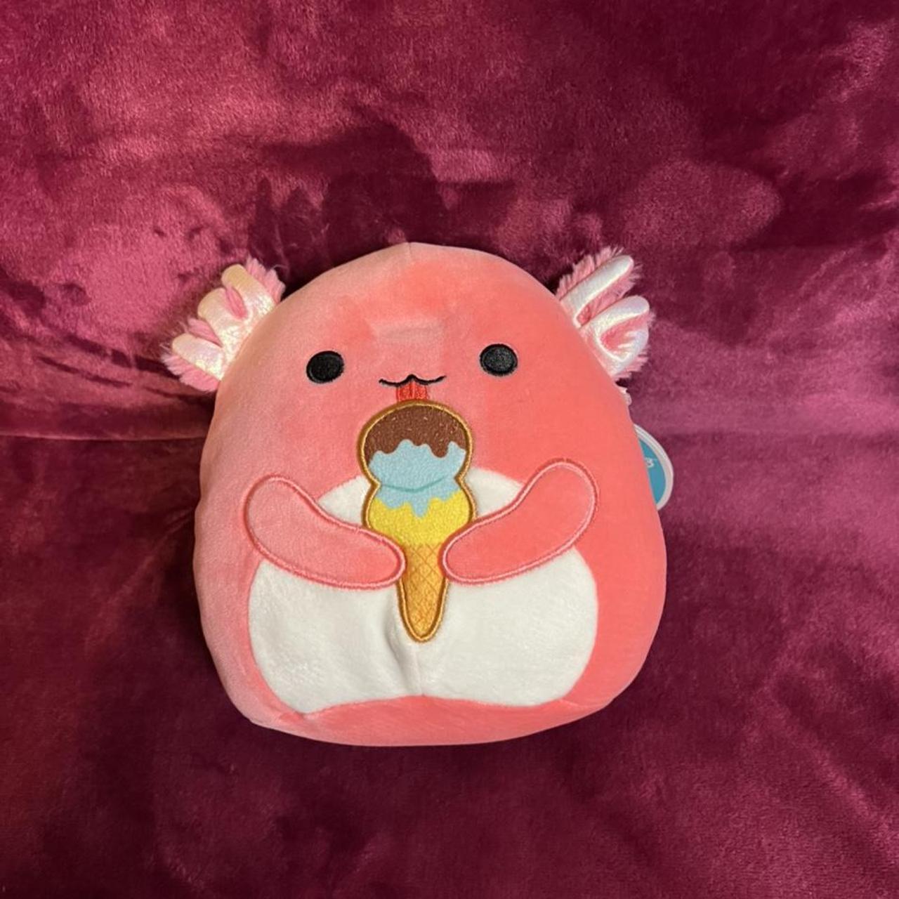 squishmallow!! archie the axolotl with ice cream!!... Depop