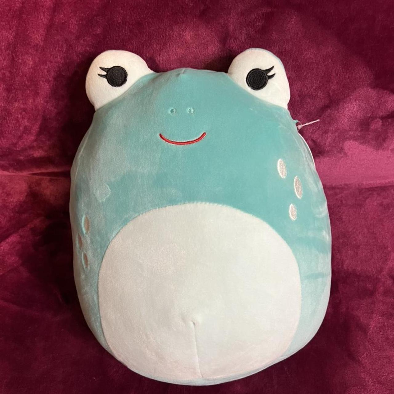 squishmallow!! novi the frog!! great condition - Depop