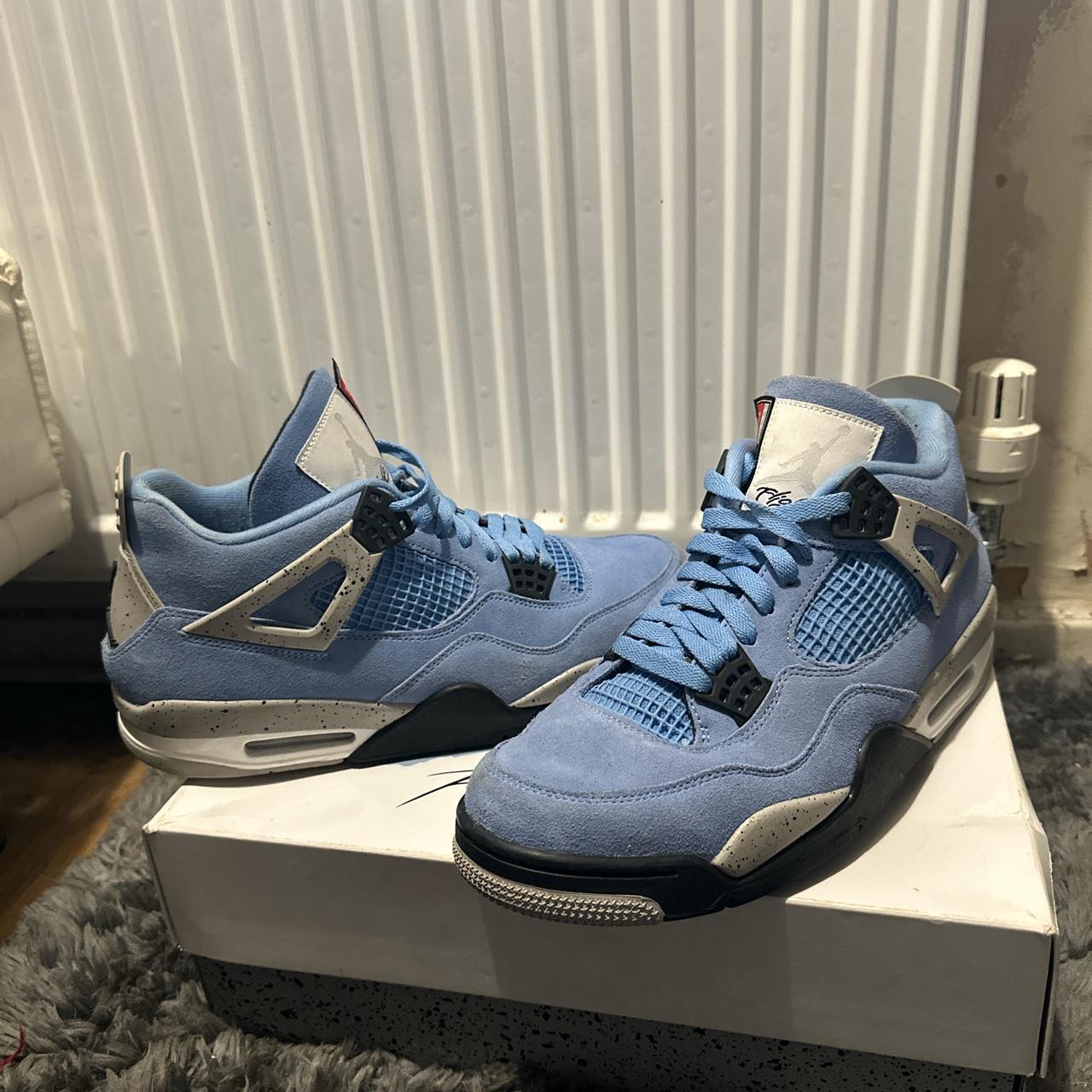 Men’s Jordan 4 University Blue Size Uk - Depop