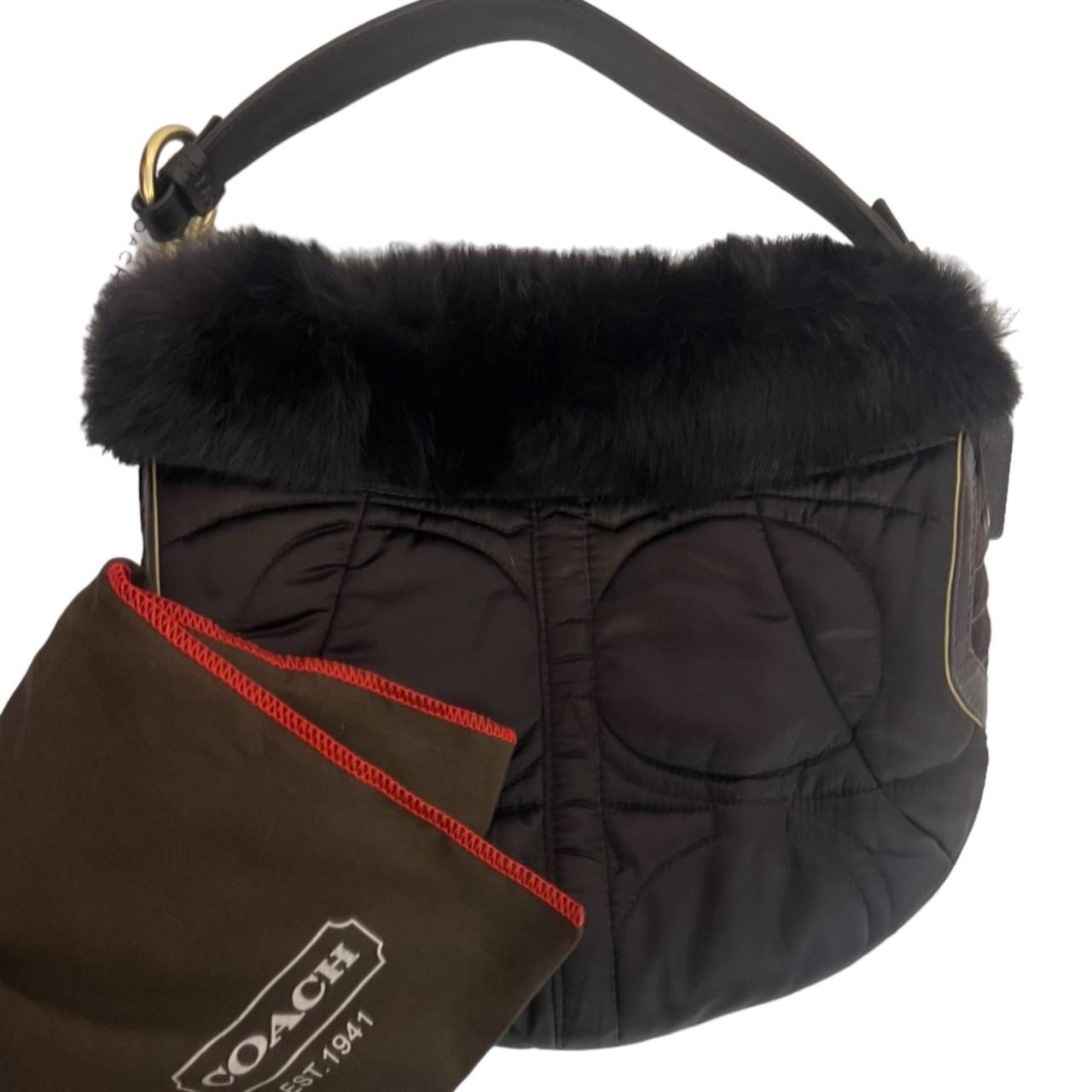 Coach Fur Trim Hobo Bags for Women