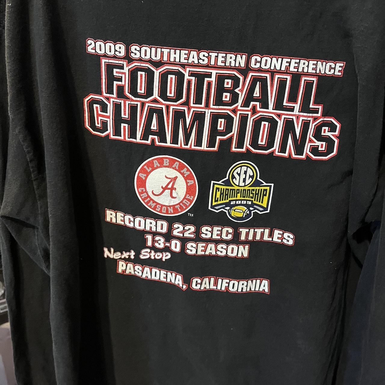 Large/Alabama 2009 SEC Championship LS Depop