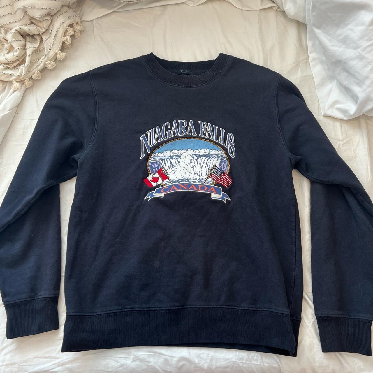 Brandy Melville Women's Navy Jacket Depop