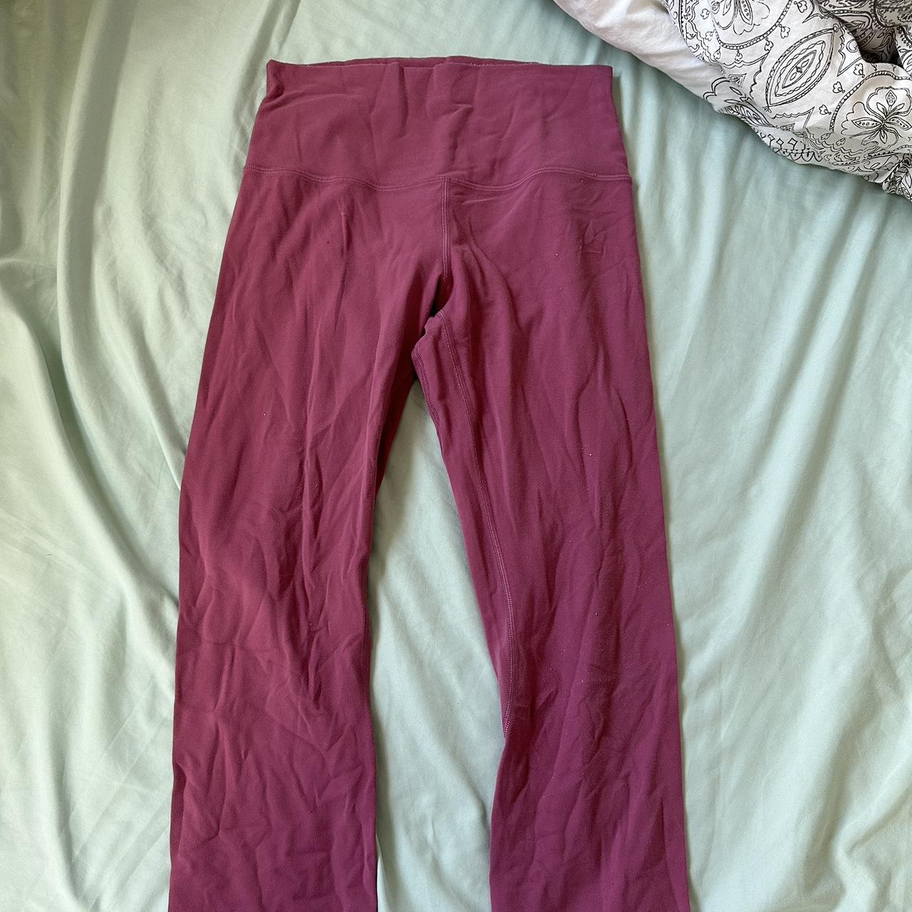 size 4 pink lululemon leggings #lululemon - Depop