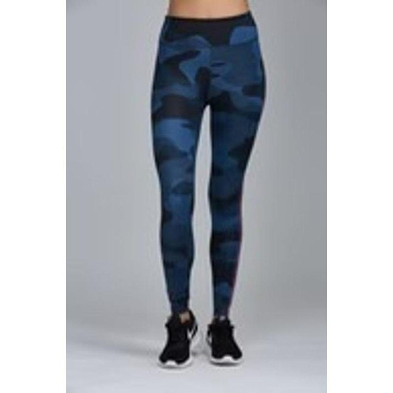 nike blue camo leggings