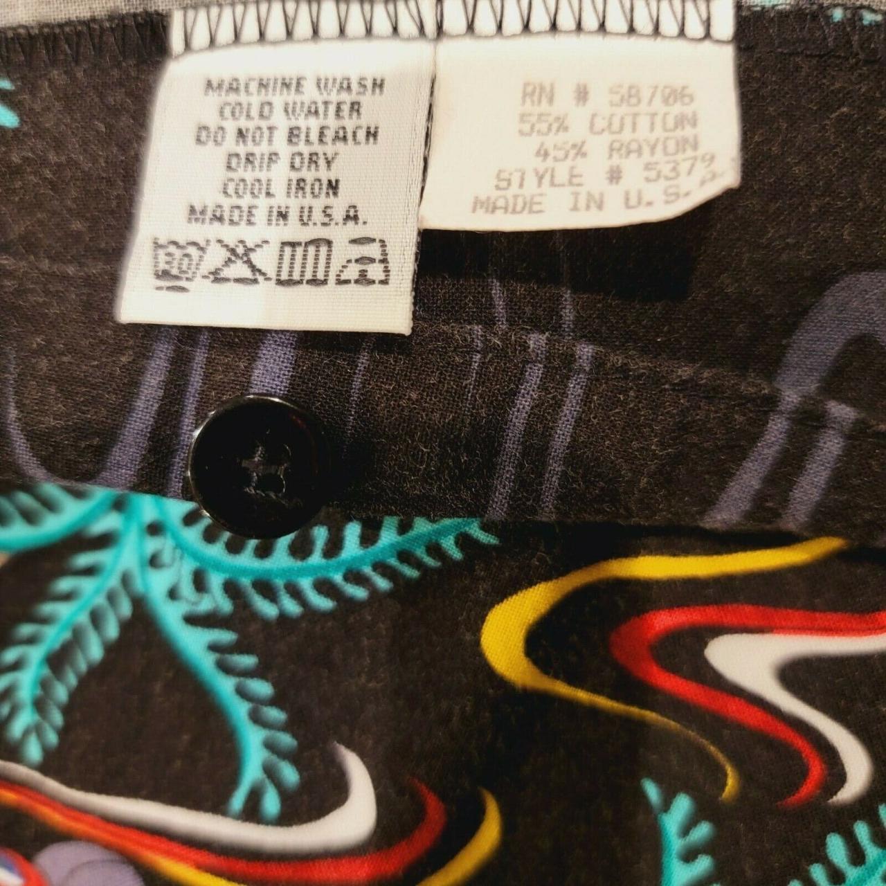 Vintage D'Accord Hawiian Print Shirt with Woodie... Depop