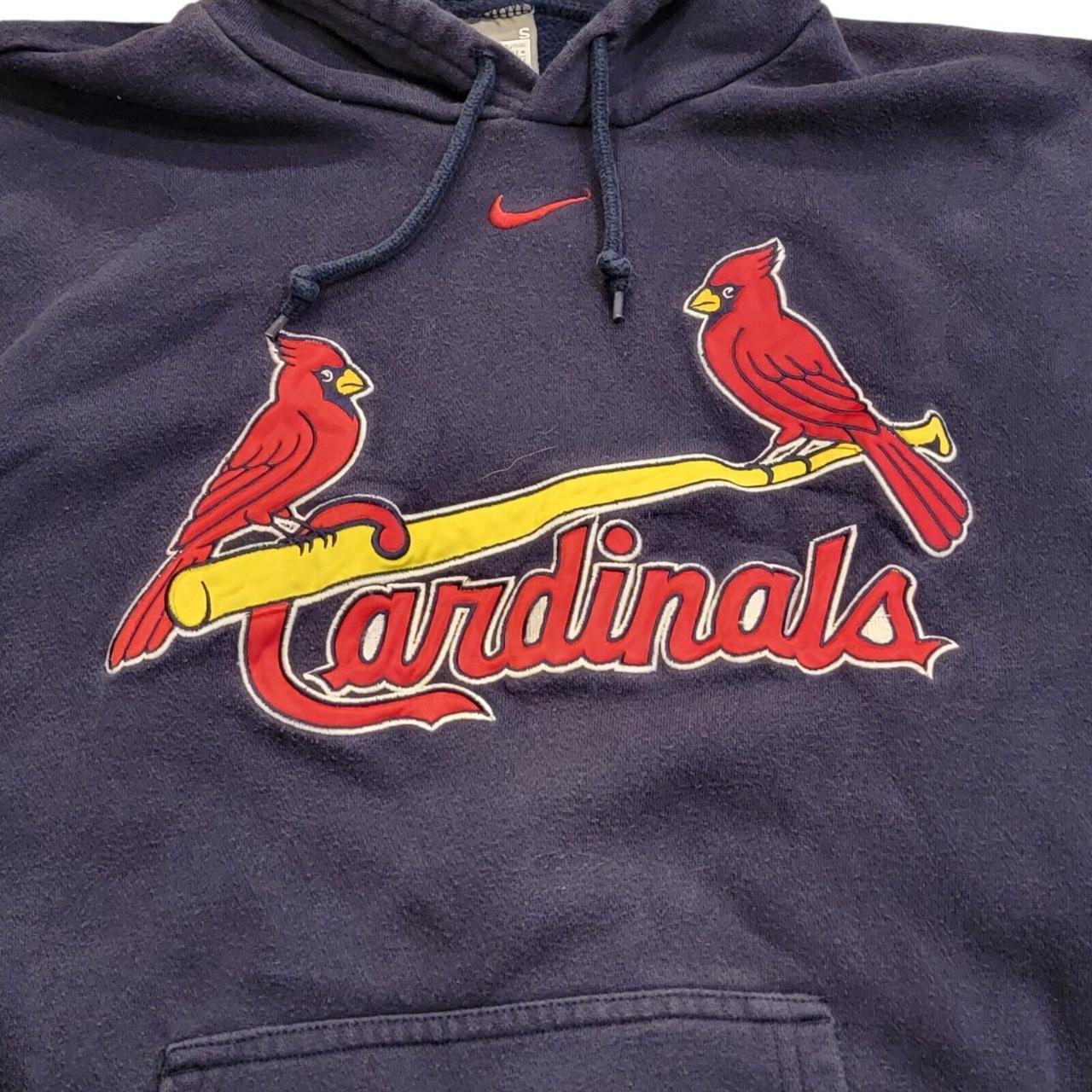 STL Cardinals Zip Up Nike Hoodie, Charcoal Grey in a - Depop